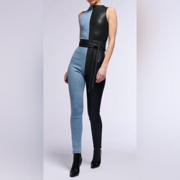 CONNIE STRETCHY TWO
TONE JUMPSUIT Size medium - Picture 9 of 9